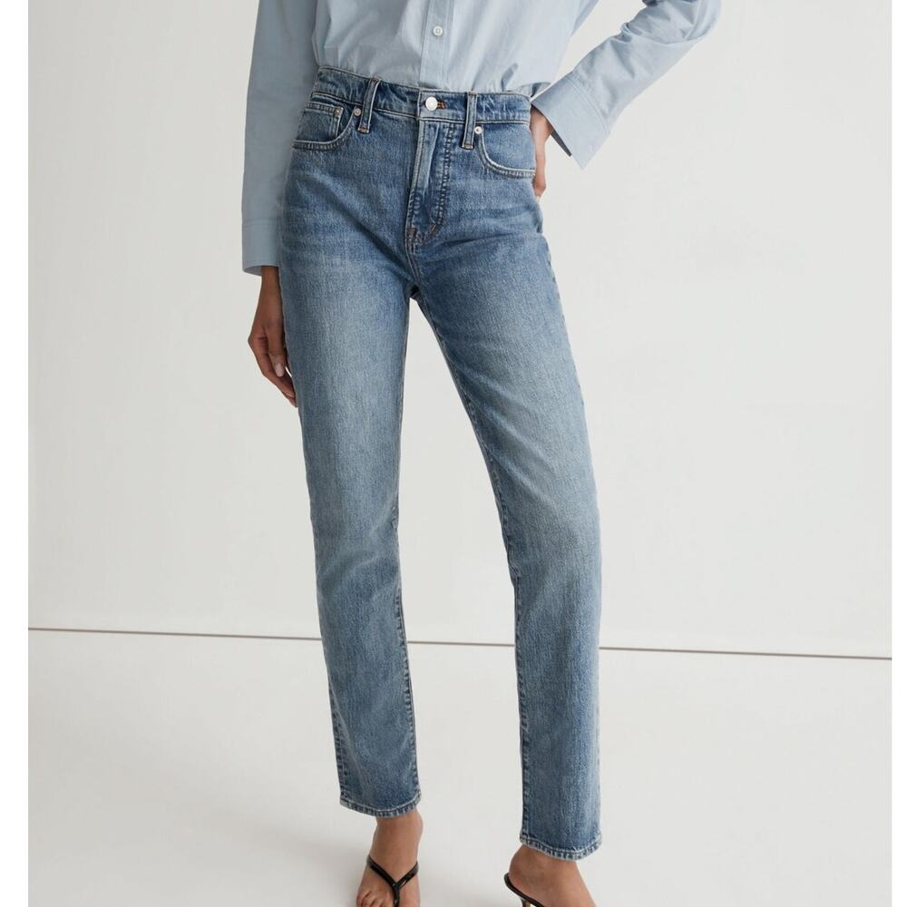 Madewell Perfect Vintage Jean Heathcote Wash High Rise Tapered Women's 30